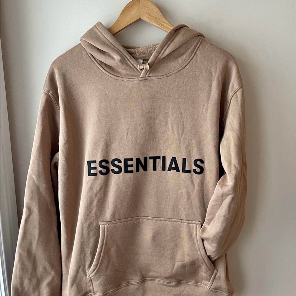 Essentials Beige Hoodie